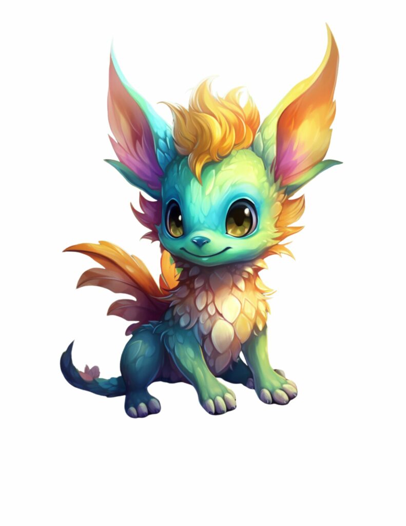 cute baby dragon