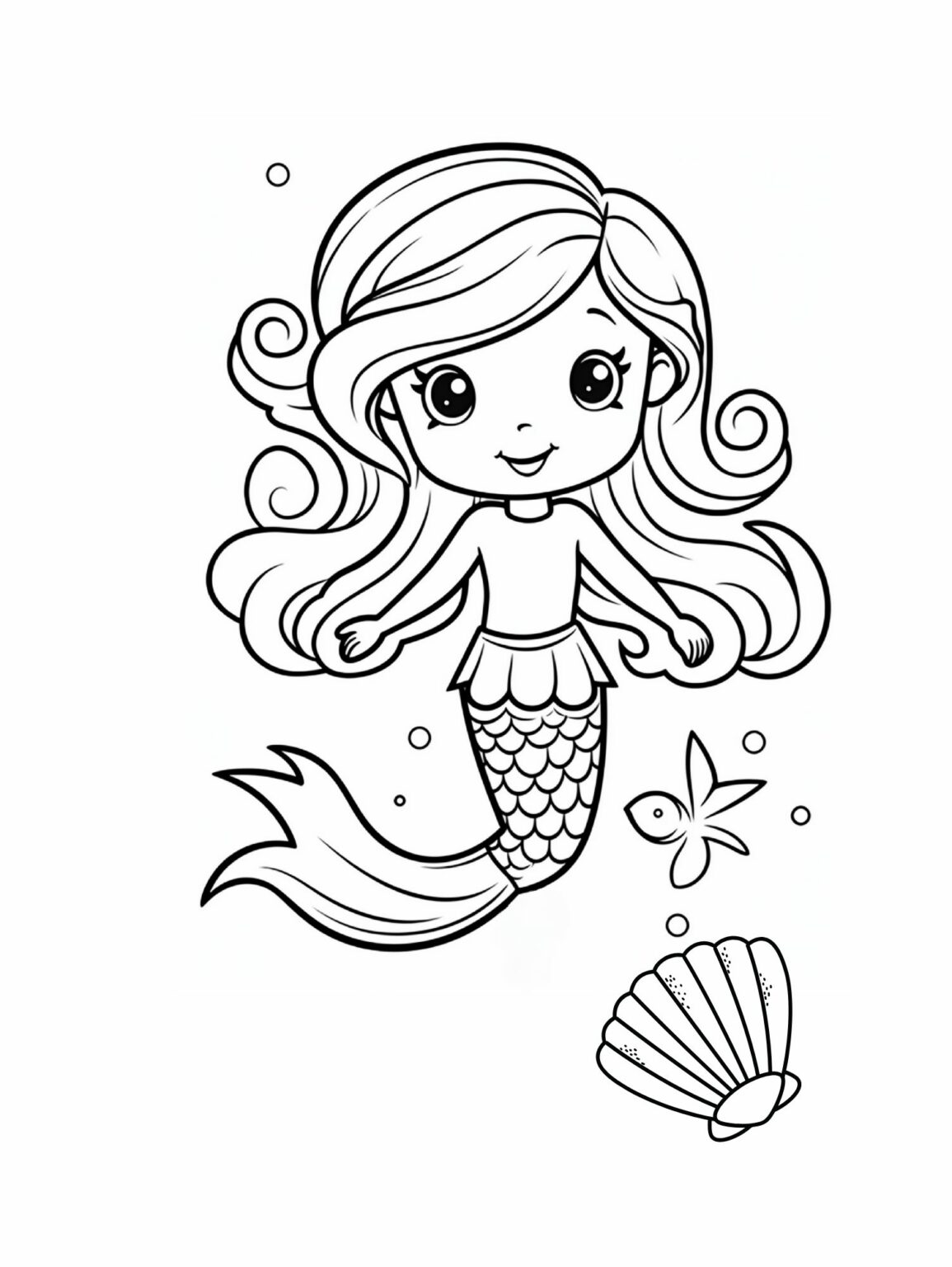 Mermaid Coloring Book