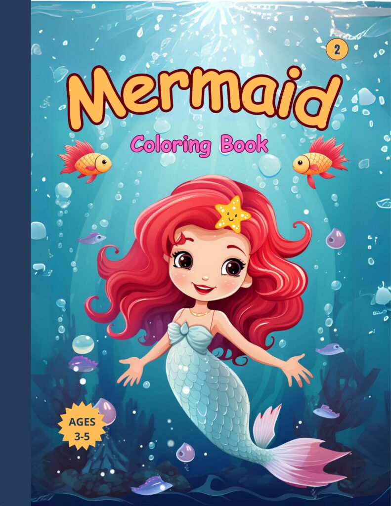 Mermaid Coloring Book for kids