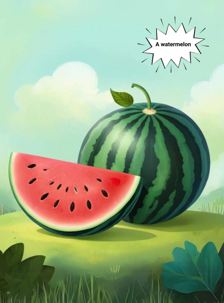 Juicy watermelon